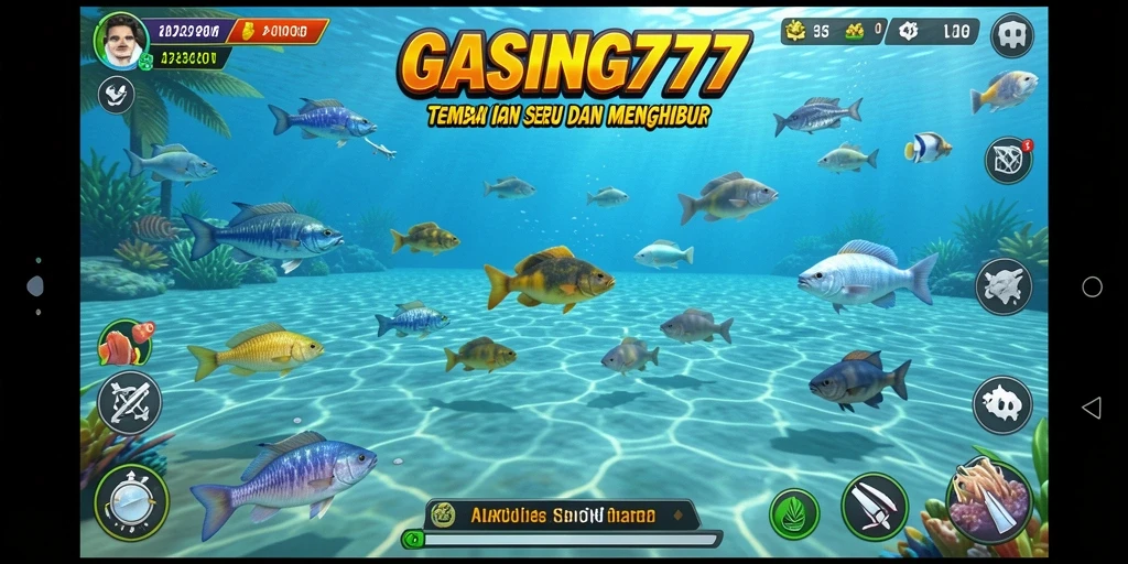 Tampilan gameplay GASING777 yang penuh warna dan menawan.