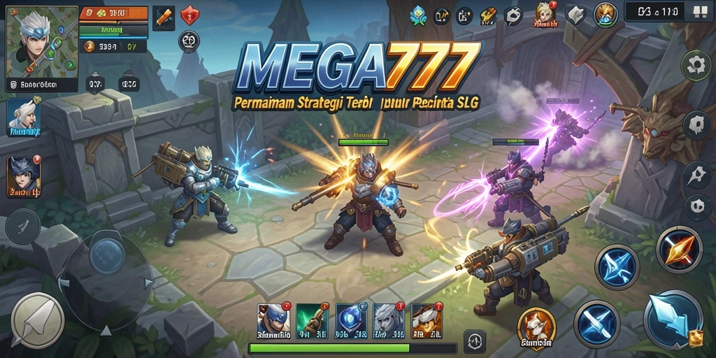 Tampilan gameplay <strong>MEGA777</strong> yang seru dengan banyak strategi.