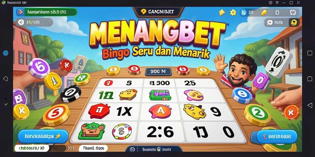 Tampilan seru dari permainan Bingo di MENANGBET.