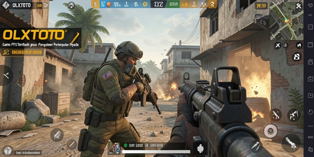 Gameplay menegangkan di OLXTOTO dengan aksi FPS seru.