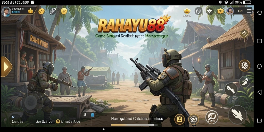 Tampilan gameplay RAHAYU88 yang realistis dan mendalam.